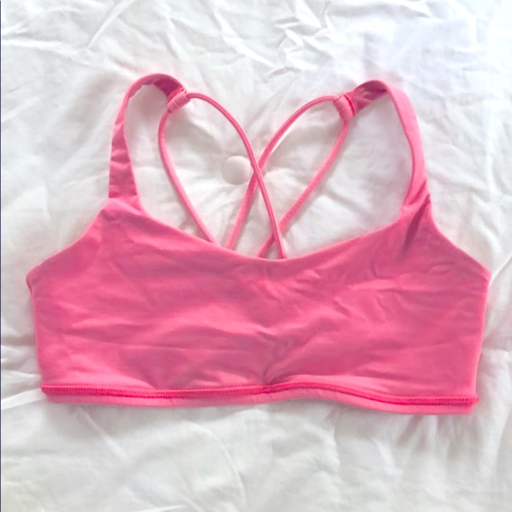 Lululemon Free to be Pink Sports Bra